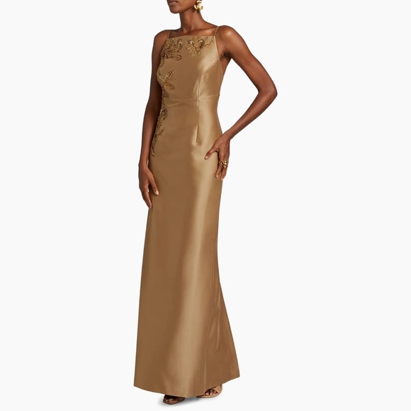 Sachin & Babi Pryce Embellished Mikado Column Gown - Picture 3 of 4